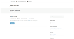 Desktop Screenshot of deback.com